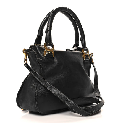 Chloe Calfskin Medium Marcie Satchel Black 3 of 12