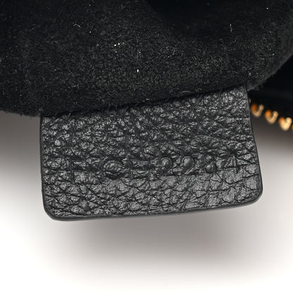 Celine Supple Calfskin Cuir Triomphe Small Heloise Shoulder Bag Black 6 of 12