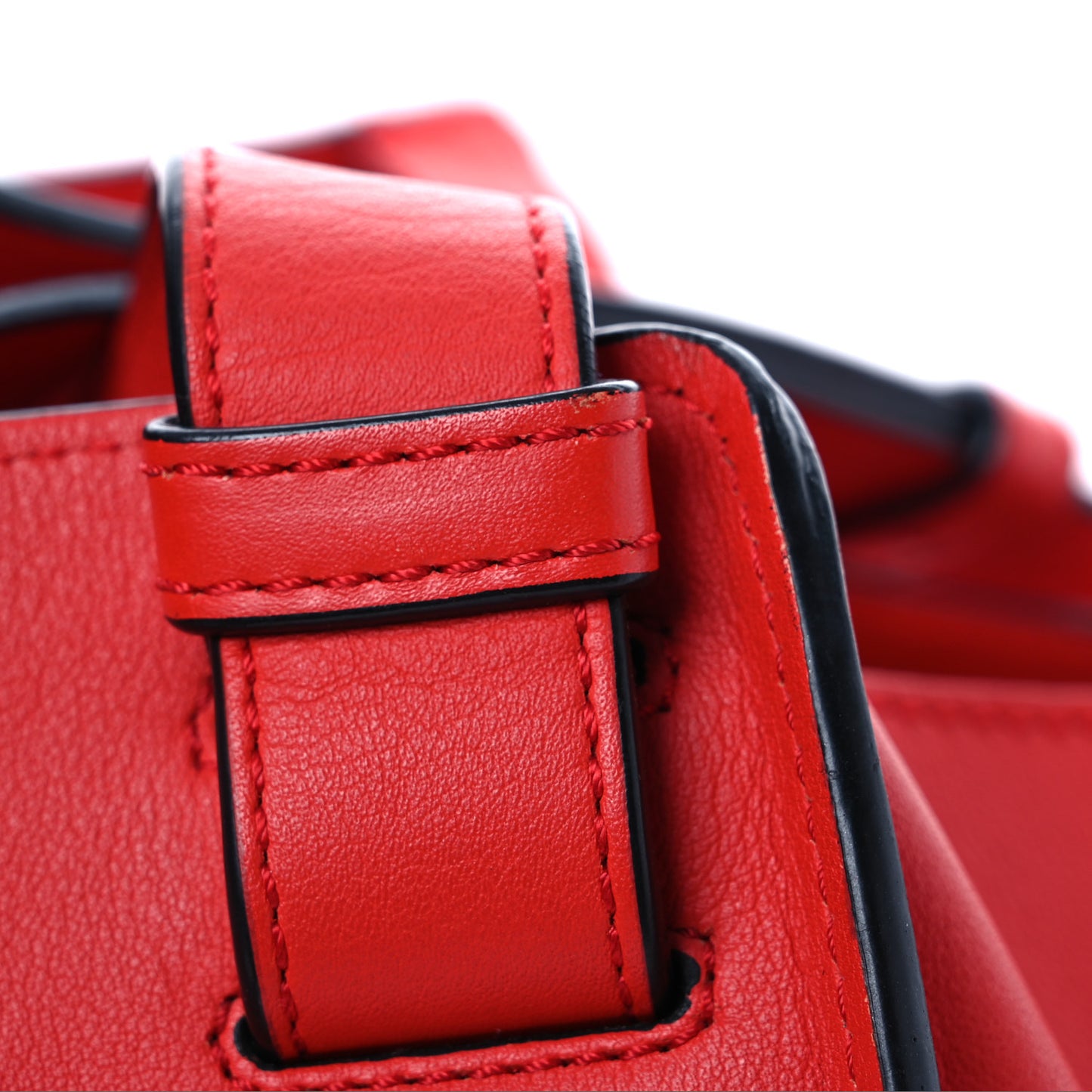 Calfskin Medium Hammock Shoulder Bag Scarlet Red