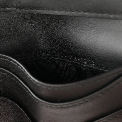 Christian Dior Supple Calfskin Cannage Caro Dandelion Card Holder Black 7 of 7