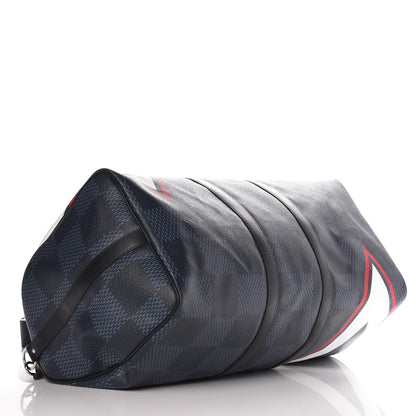 Louis Vuitton Damier Cobalt America's Cup Regatta Keepall Bandouliere 55 4 of 14