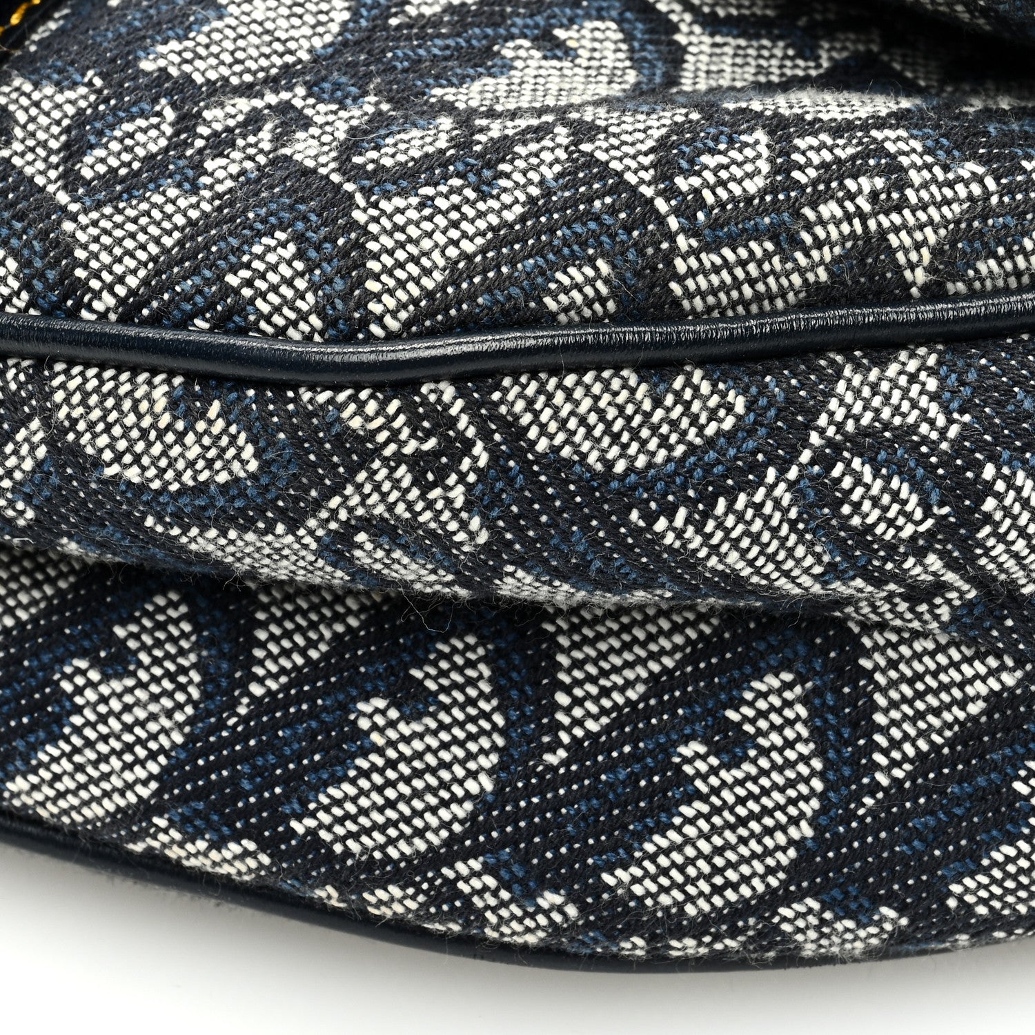 Christian Dior Monogram Saddle Bag Blue 10 of 10