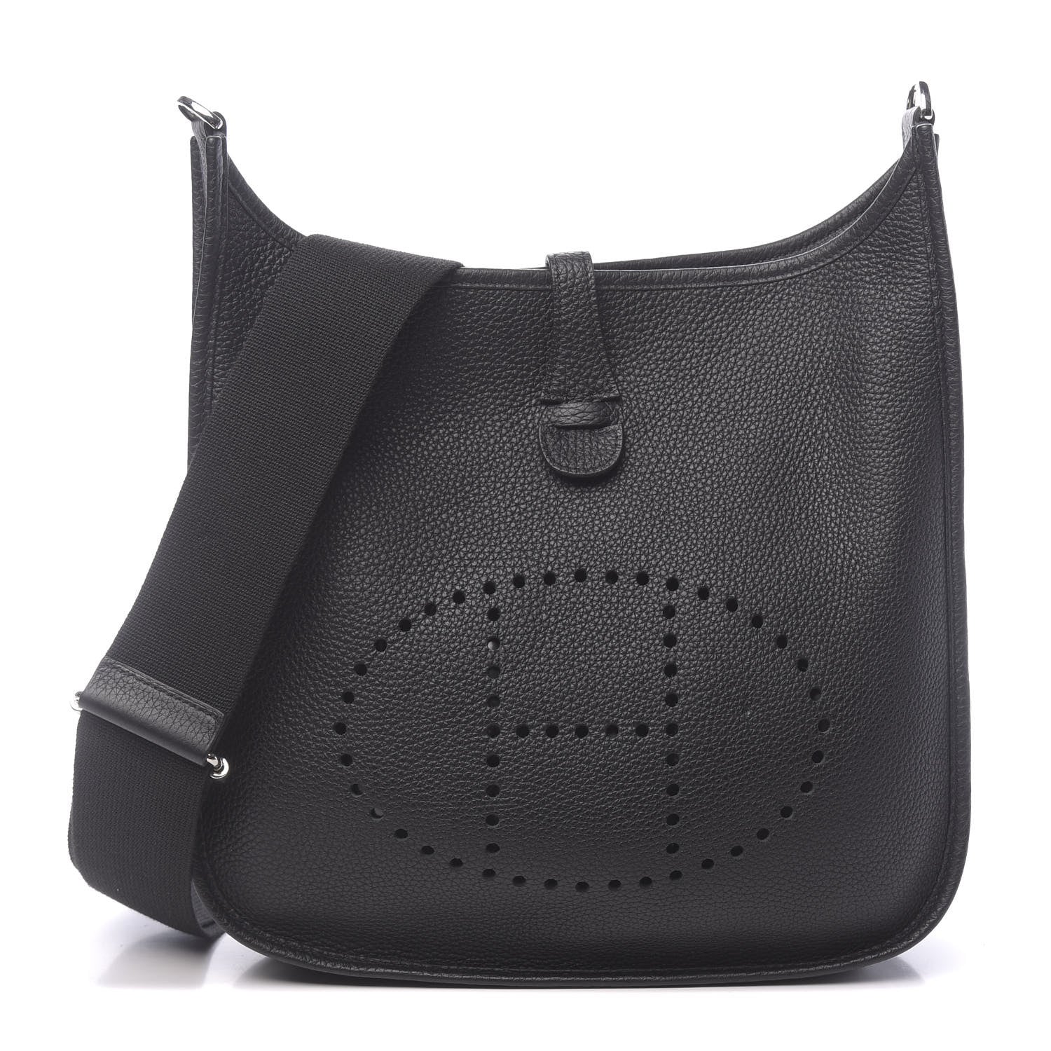 Hermes Taurillon Clemence Evelyne III PM Black 1 of 11
