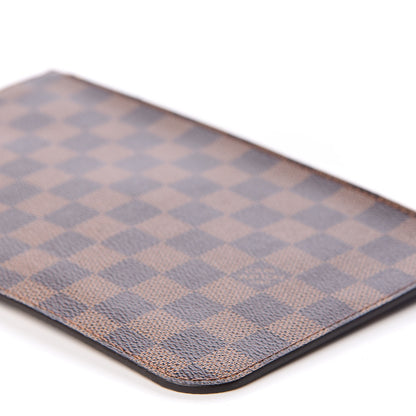 Louis Vuitton Damier Ebene Neverfull MM GM Pochette Rose Ballerine 7 of 8