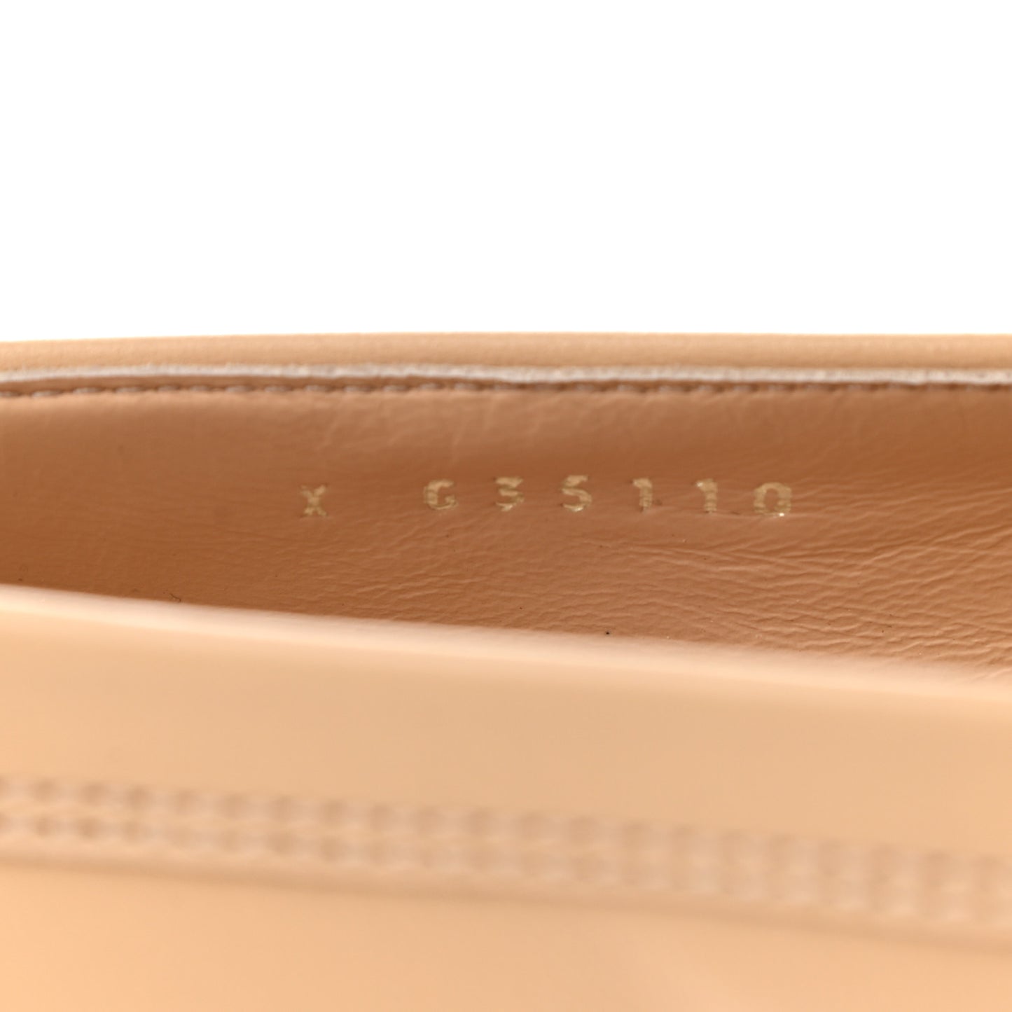 Lambskin CC Loafers 38 Beige