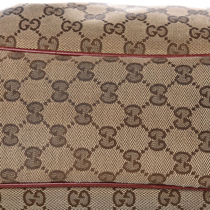 Gucci Monogram Medium Sukey Hobo Brown 10 of 17