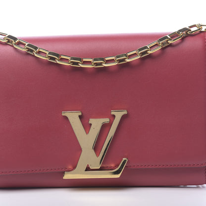 Louis Vuitton Calfskin Chain Louise GM Framboise 10 of 11