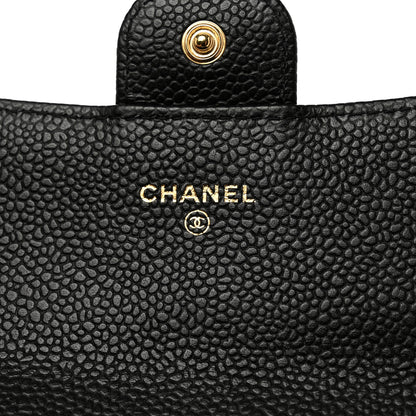 Chanel Caviar Quilted Large Flap Wallet Black 6 of 8