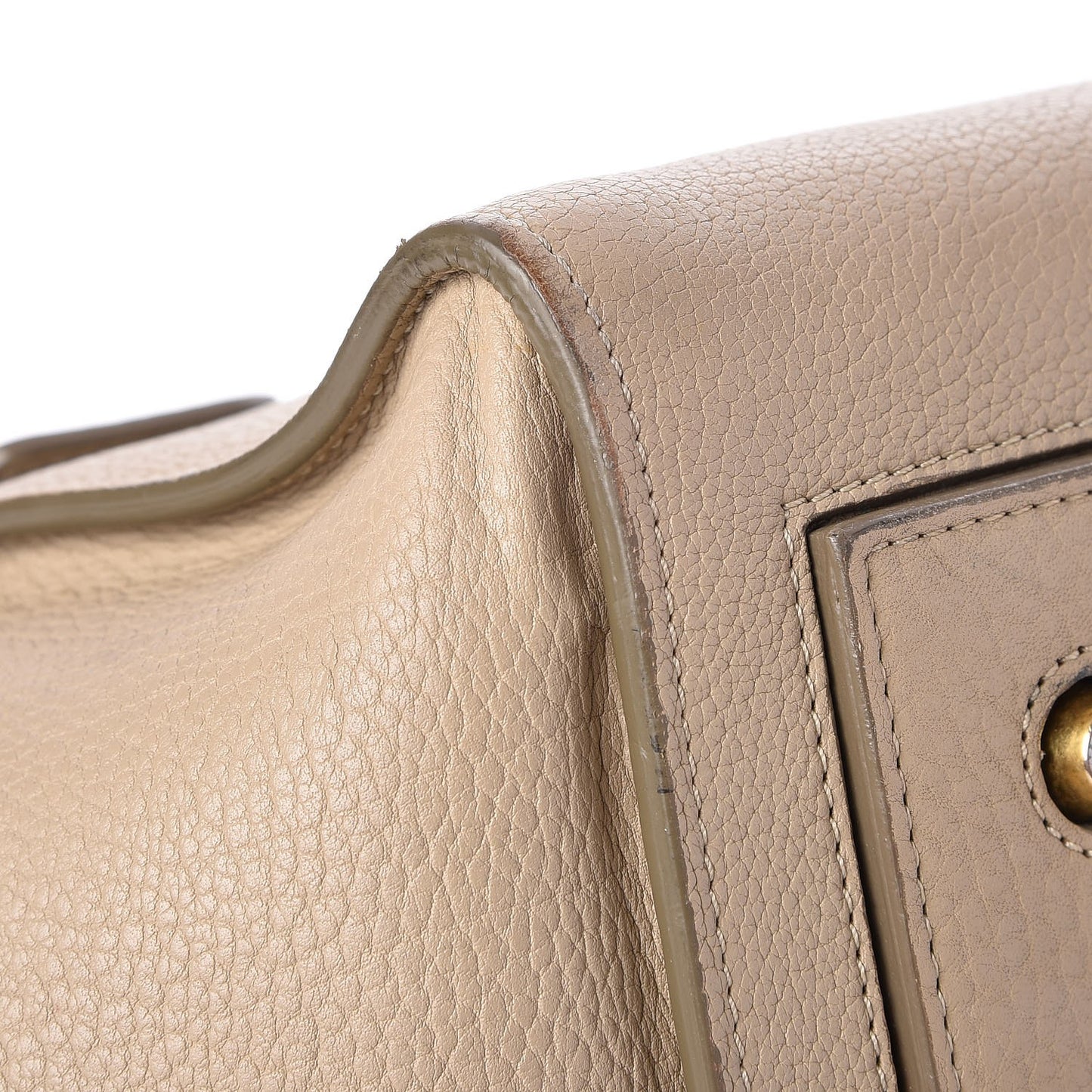 Crisped Calfskin Small Tie Knot Tote Light Taupe