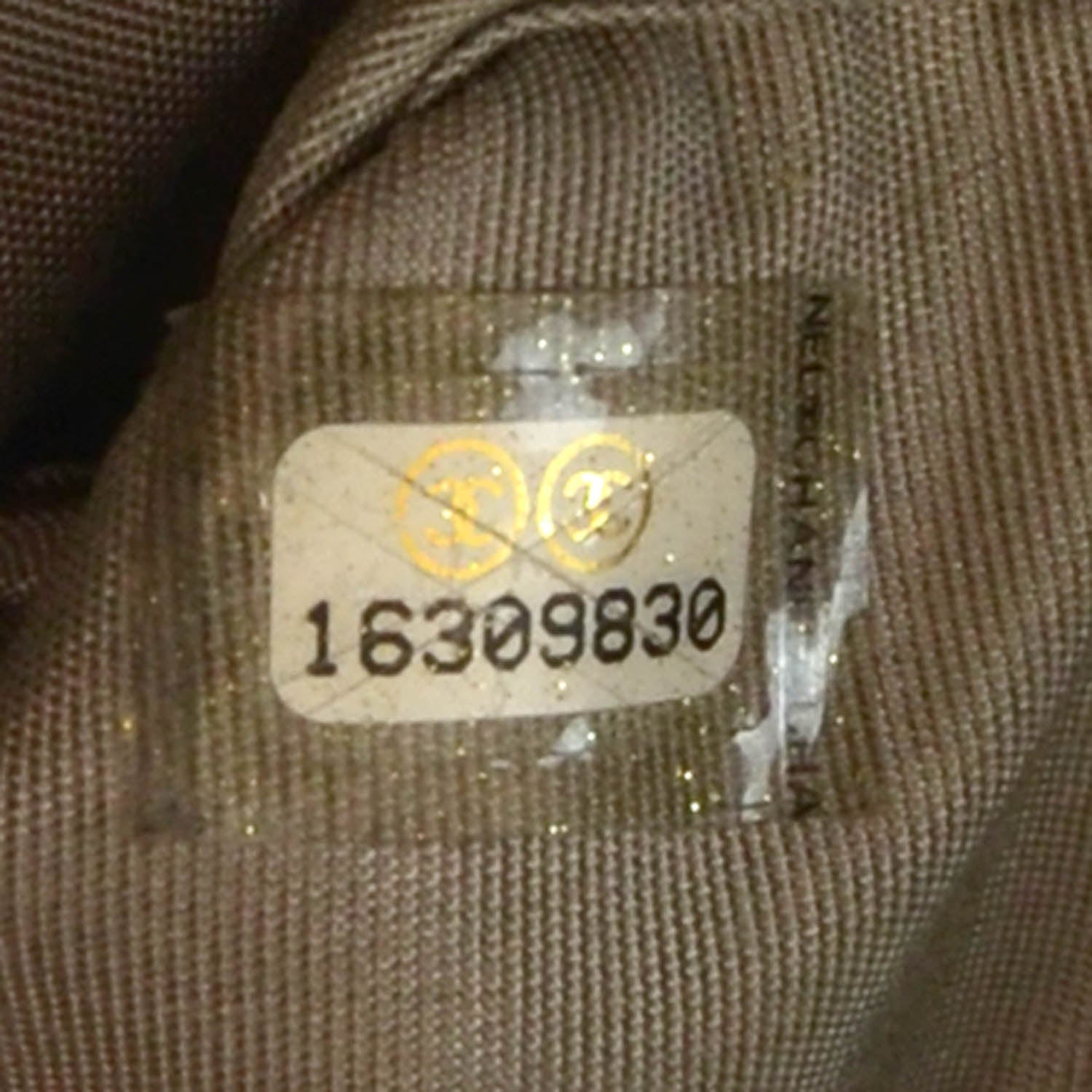 Chanel Caviar CC Flat Trousse Cosmetic Pouch Brique Clair 6 of 8