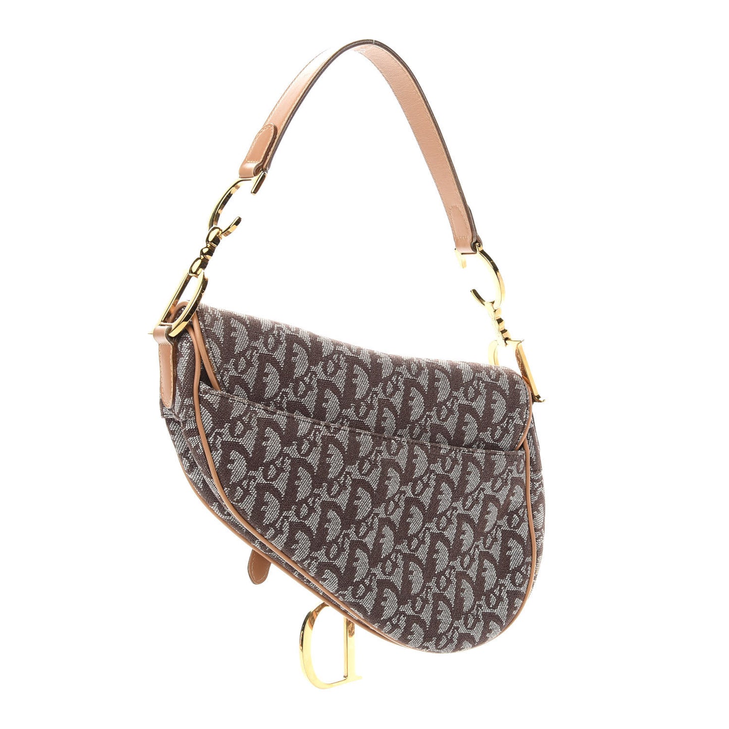 Monogram Saddle Bag Brown