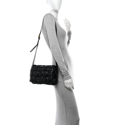Bottega Veneta Nappa Maxi Intreccio Padded Cassette Crossbody Bag Black 2 of 10