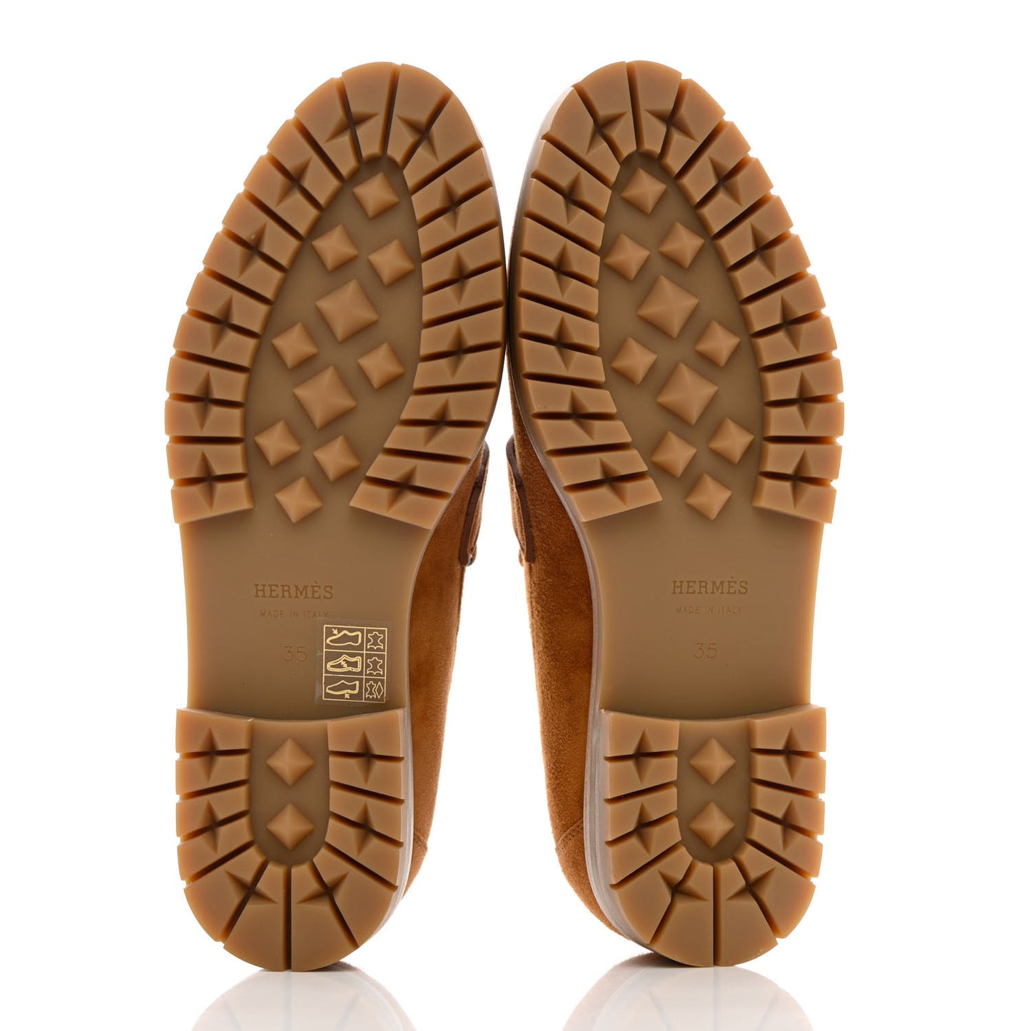 Suede Goatskin Womens Faubourg Loafers 35 Naturel