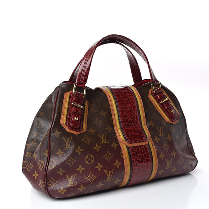 Louis Vuitton Monogram Mirage Griet Exotic Bordeaux 3 of 10
