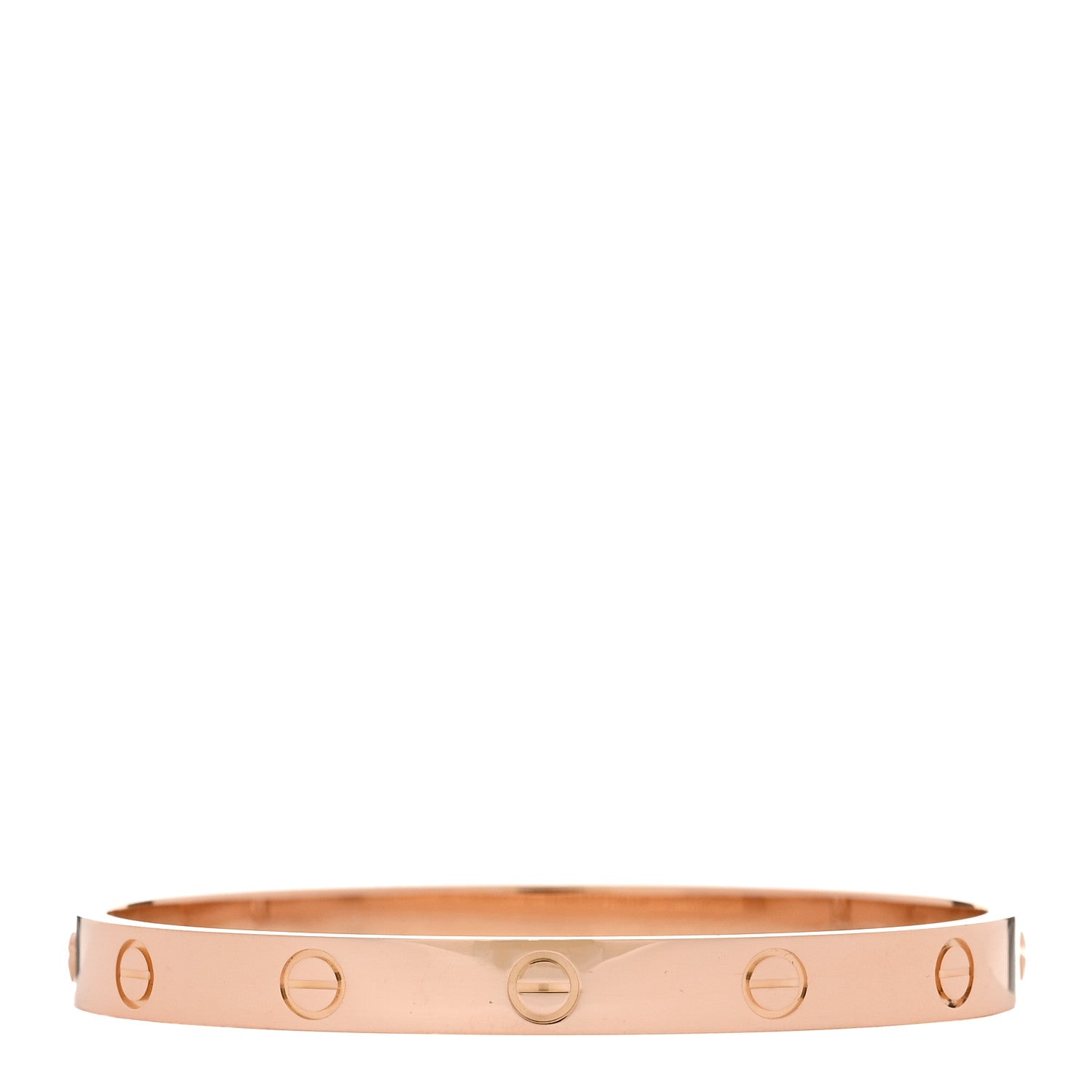 Cartier 18K Pink Gold LOVE Bracelet 17 2 of 9