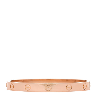 Cartier 18K Pink Gold LOVE Bracelet 17 2 of 9