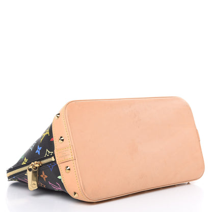 Louis Vuitton Monogram Multicolor Alma Black 4 of 10