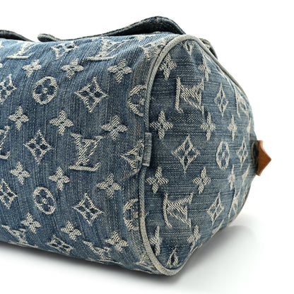 Louis Vuitton Monogram Denim Neo Speedy Blue 8 of 11