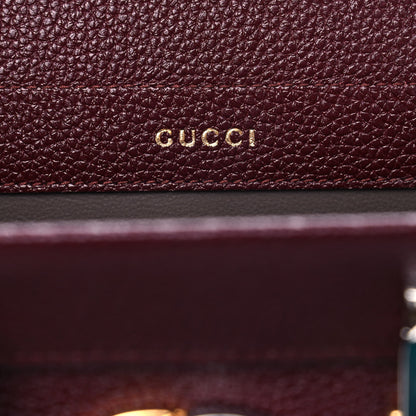 Gucci Grainy Calfskin Small Zumi Top Handle Bag Vintage Bordeaux 6 of 11