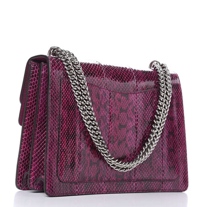 Gucci Elaphe Dragon Embroidered Medium Dionysus Shoulder Bag Violet Cyclamen Multicolor 3 of 9