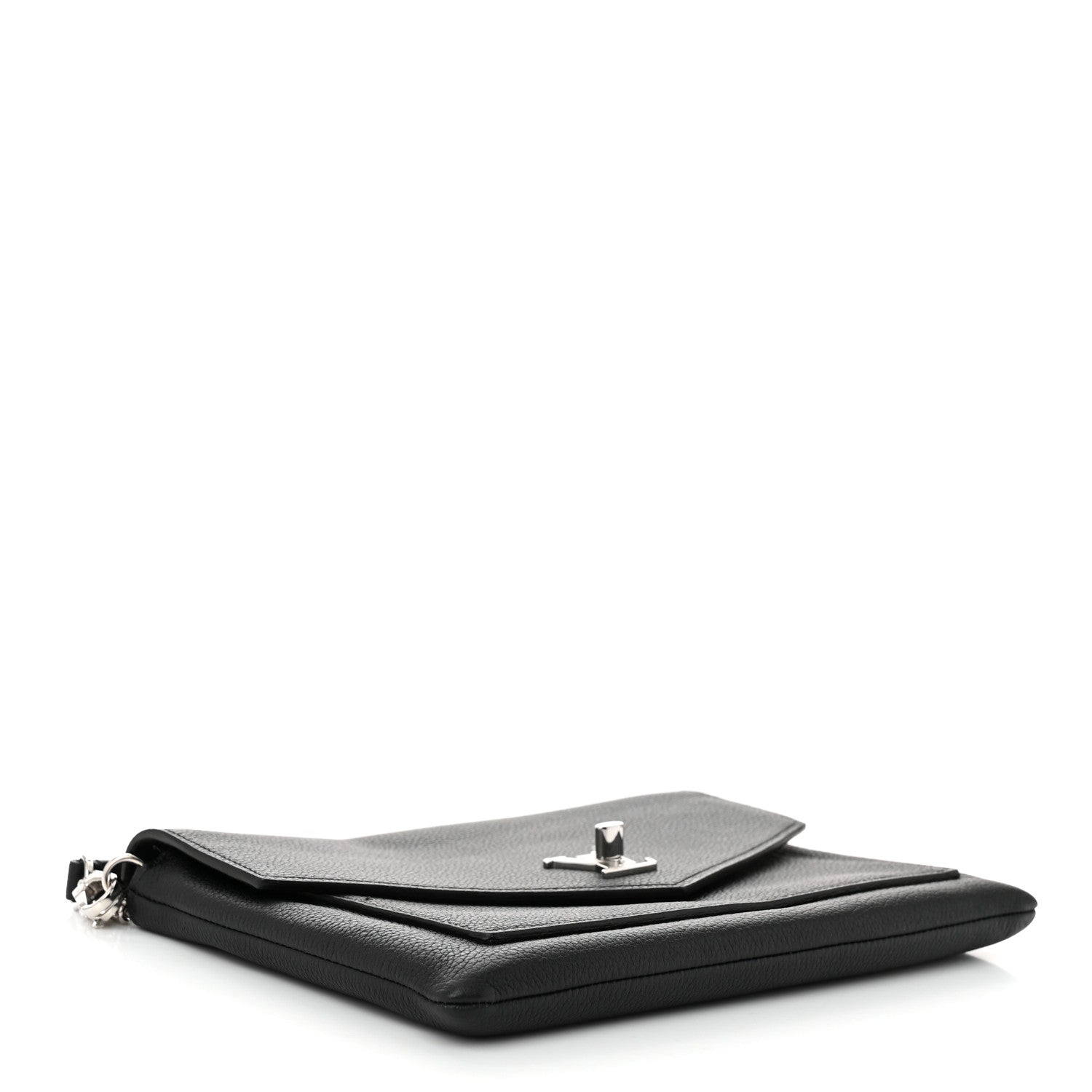 Louis Vuitton Soft Calfskin My Lockme Chain Pochette Black 4 of 8