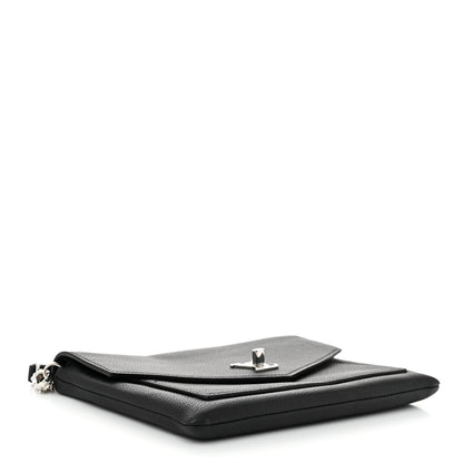 Louis Vuitton Soft Calfskin My Lockme Chain Pochette Black 4 of 8