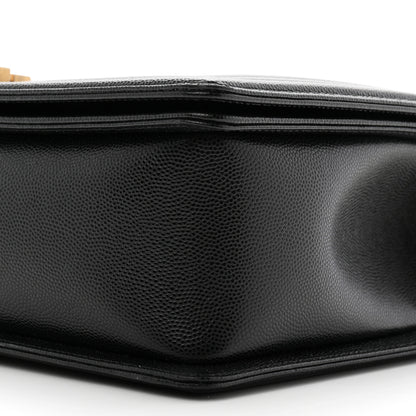 Chanel Caviar Quilted New Medium Boy Flap Black 10 of 11