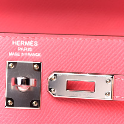 Hermes Epsom Kelly Sellier 25 Rose Azalee 33 of 40