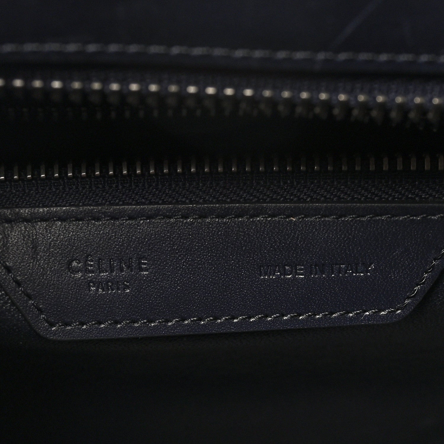Celine Baby Grained Calfskin Nubuck Micro Tri-Color Luggage White 5 of 8