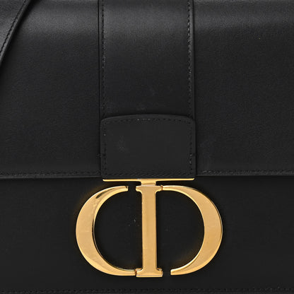 Christian Dior Smooth Calfskin 30 Montaigne Flap Bag Black 7 of 11