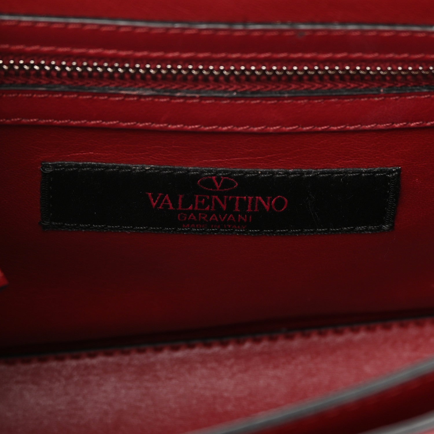Valentino Garavani Vitello Loveblade Embellished Chain Flap Bag Rubino 5 of 16