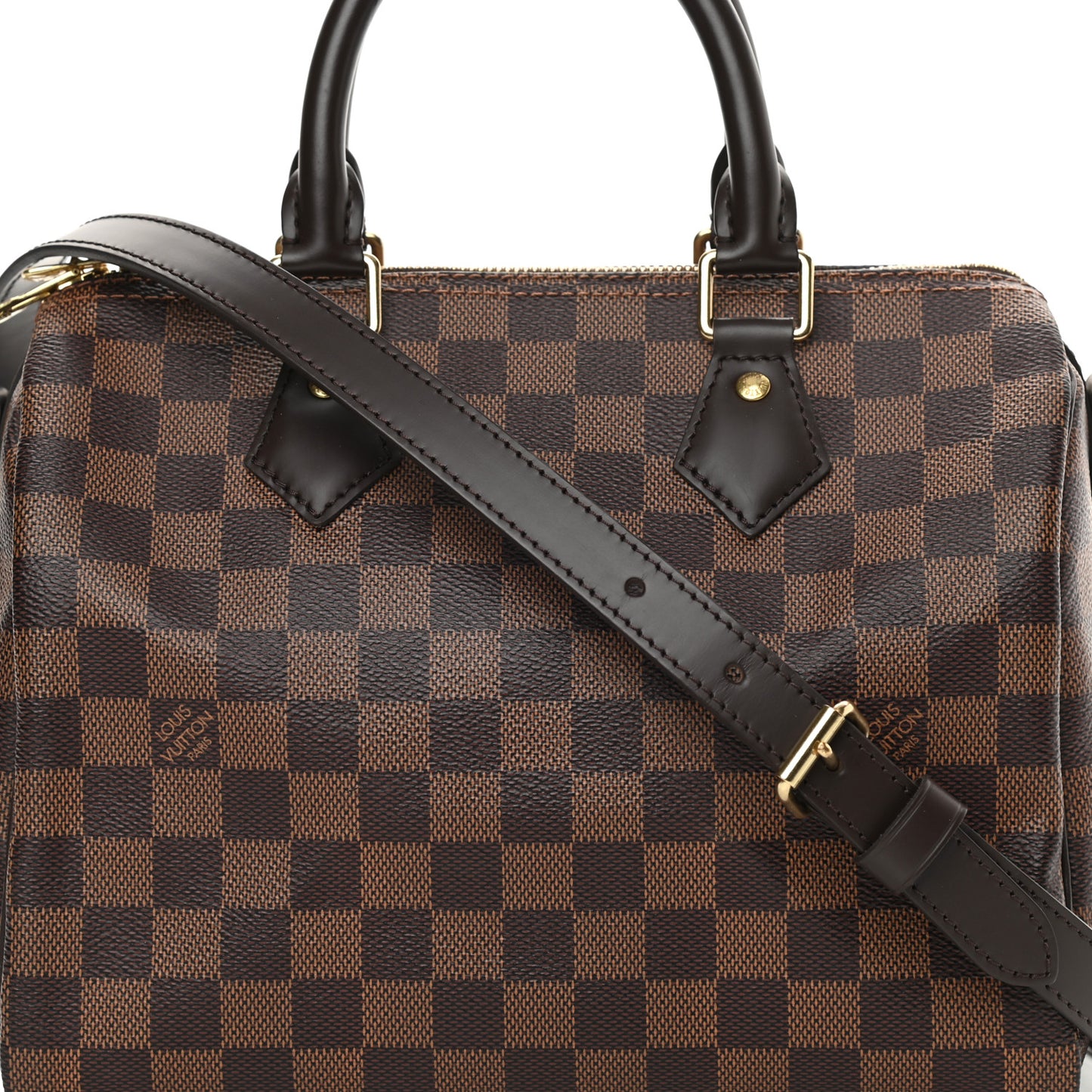 Damier Ebene Speedy Bandouliere 25