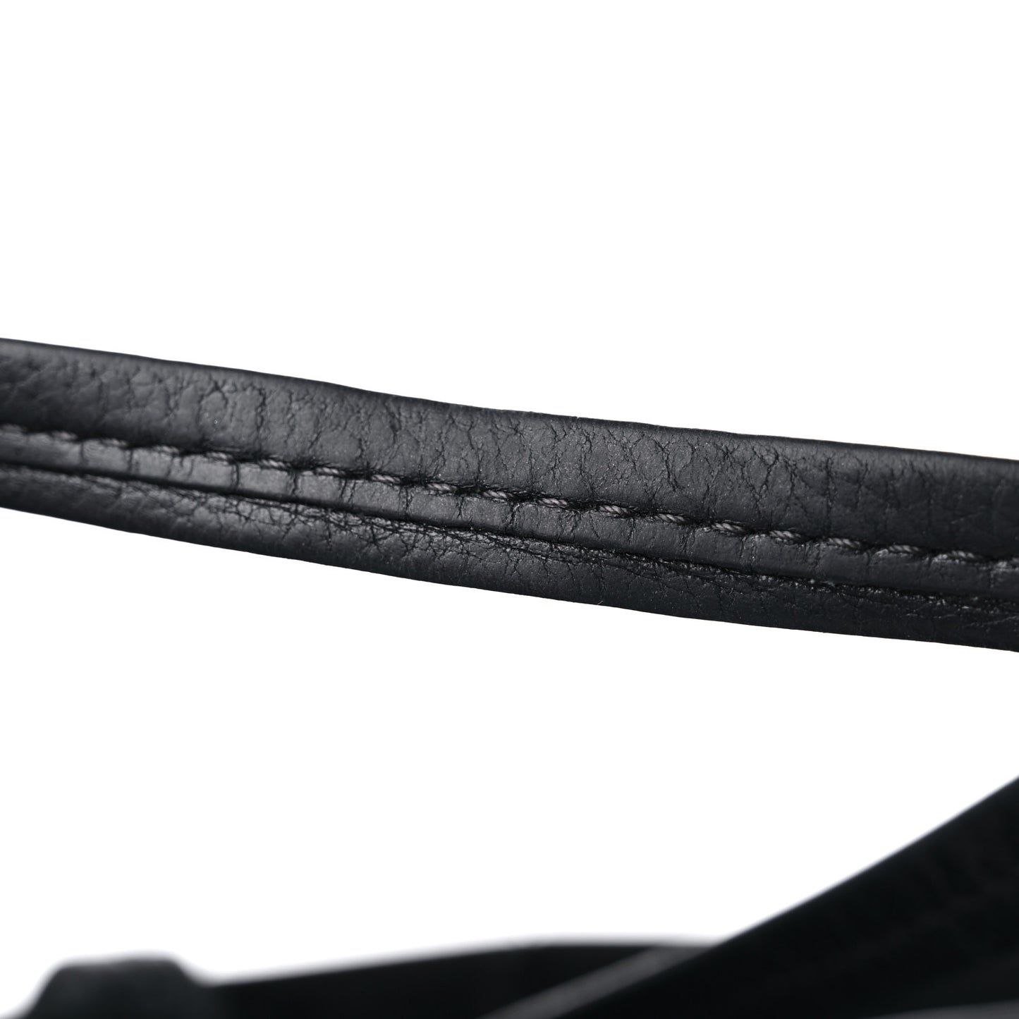 Soft Grained Calfskin Small Belt Cabas Phantom Black