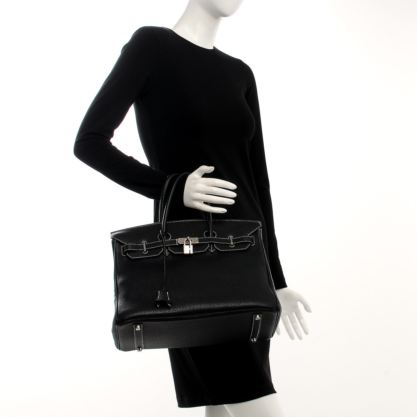 Togo Horseshoe Birkin 35 Black