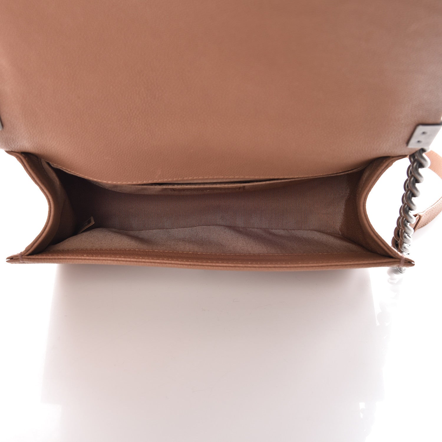 Chanel Caviar Quilted Medium Boy Flap Camel 5 of 13
