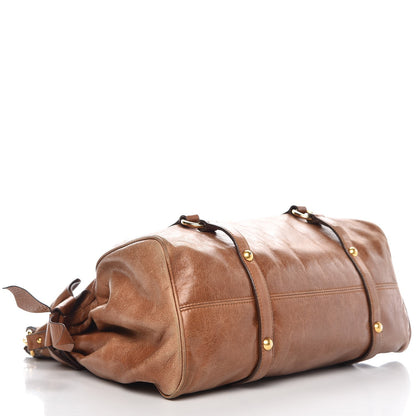 Miu Miu Vitello Lux Medium Bow Bag Palissandro 4 of 12