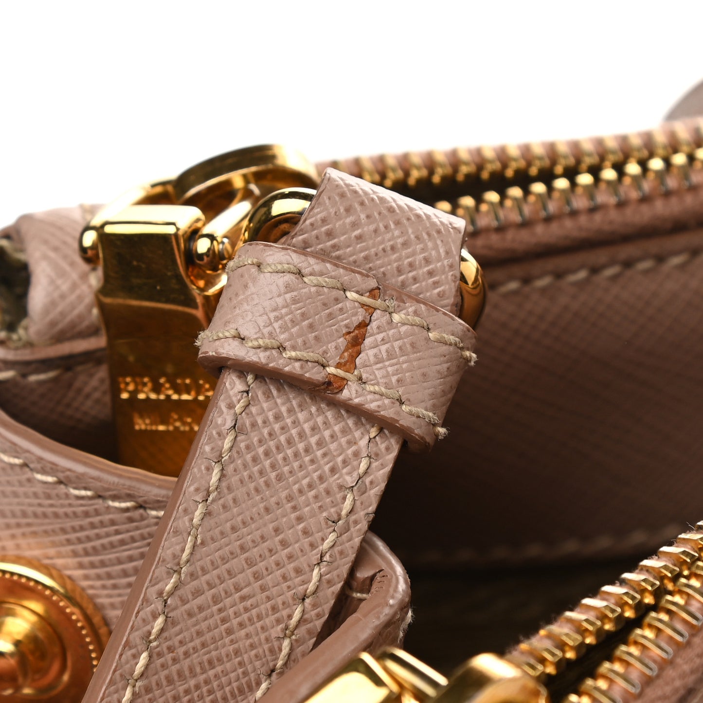 Saffiano Small Galleria Double Zip Tote Cammeo