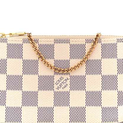 Louis Vuitton Damier Azur Mini Pochette Accessories 8 of 11