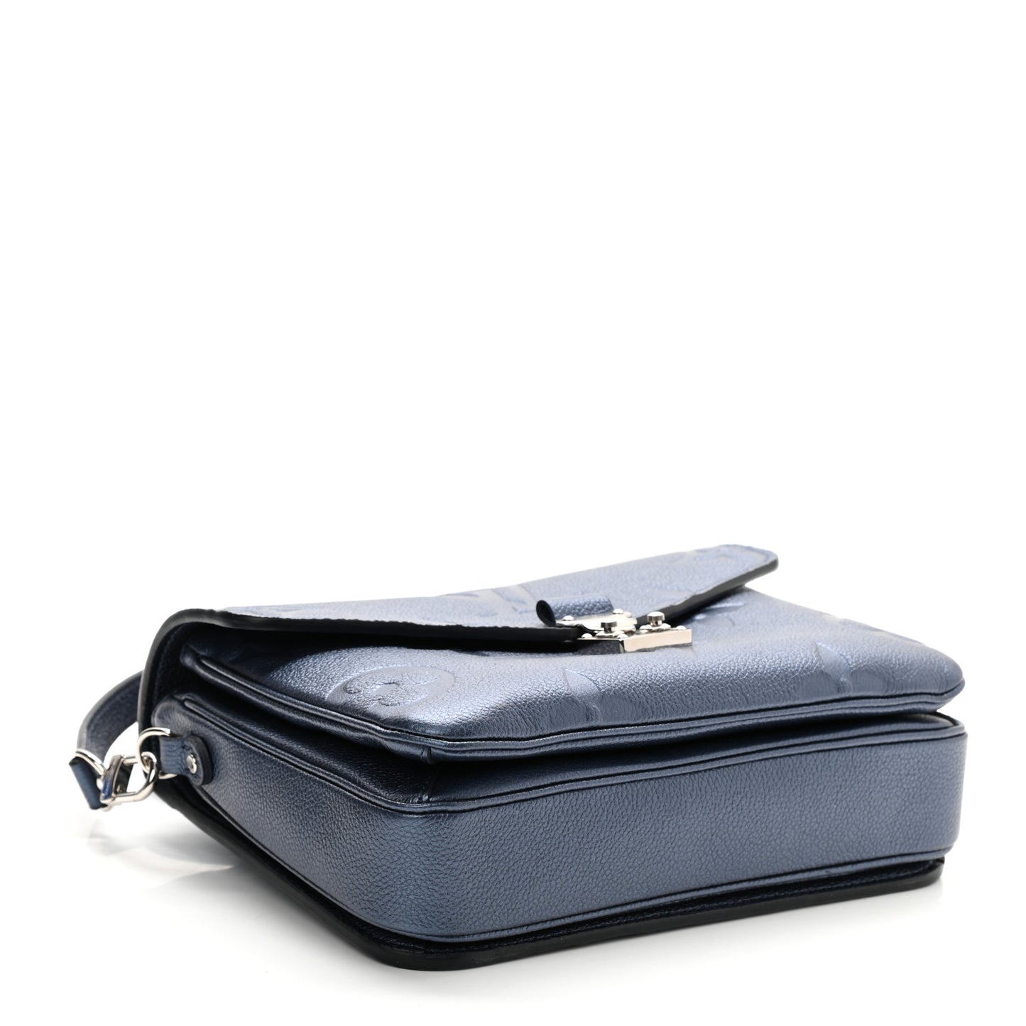 Metallic Empreinte Monogram Giant Pochette Metis Navy Nacre