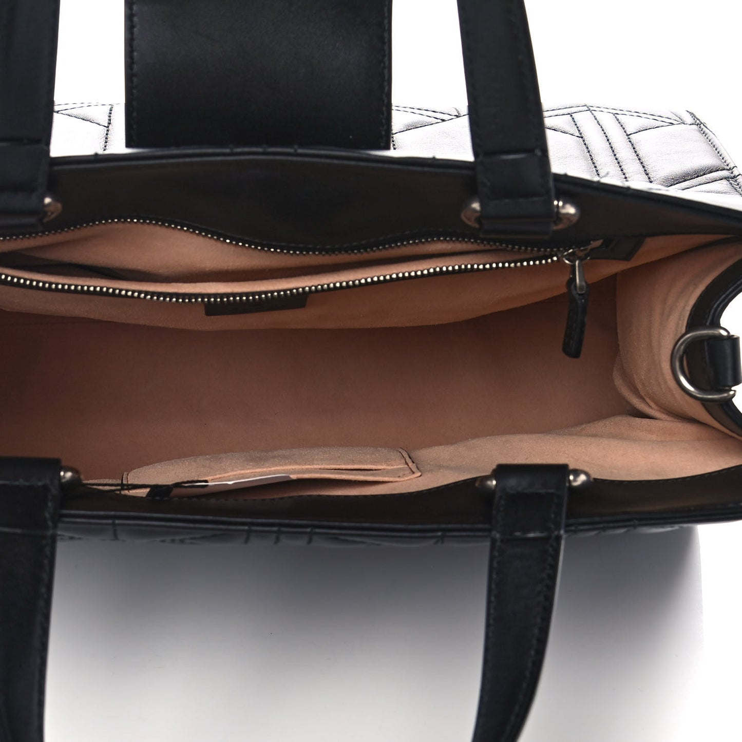Calfskin Web Quilted Large Dionysus Tote Bag Black