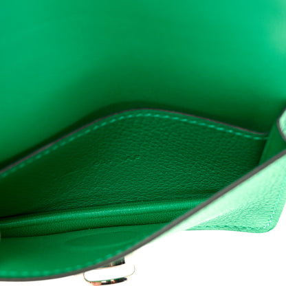 Hermes Togo Dogon Card Case Vert Vertigo 5 of 8