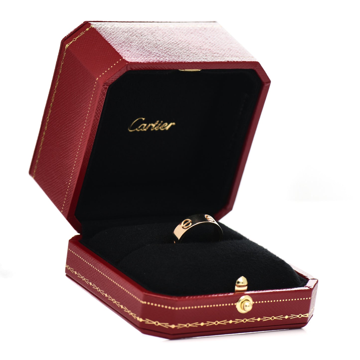 18K Yellow Gold 5.5mm LOVE Ring 52 6