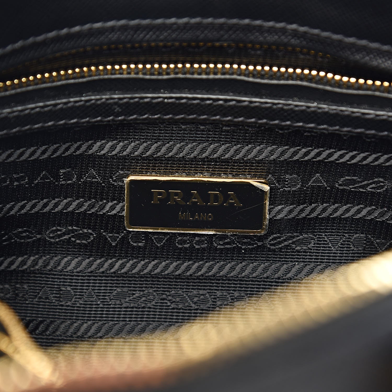 Prada Saffiano Lux Small Promenade Tote Black 6 of 10