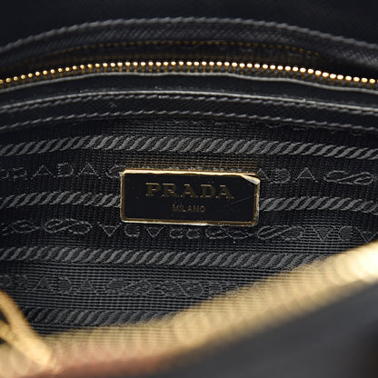 Prada Saffiano Lux Small Promenade Tote Black 6 of 10