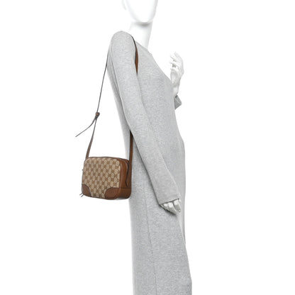 Gucci Monogram Mini Bree Messenger Bag Beige Tabacco 2 of 11
