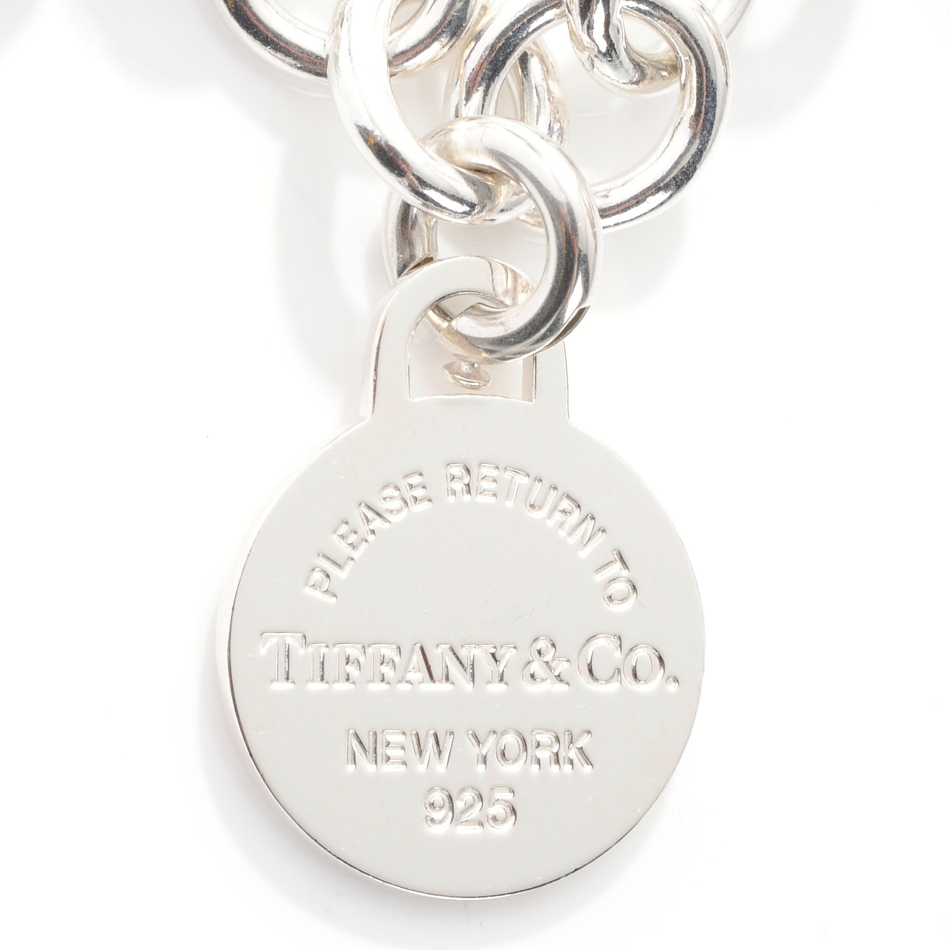 Tiffany Sterling Silver Charm Bracelet 6 of 7