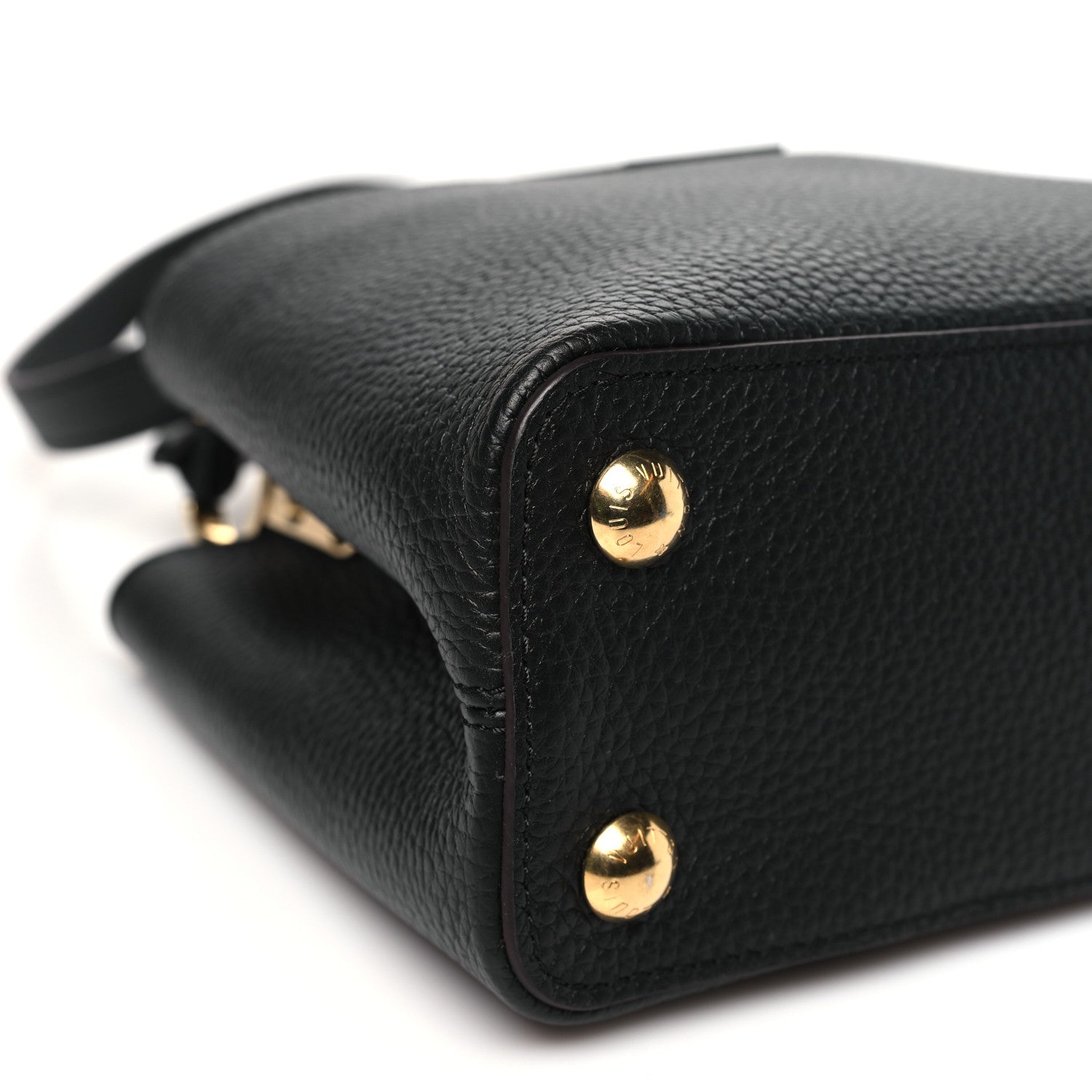 Louis Vuitton Taurillon Capucines BB  Black 8 of 9