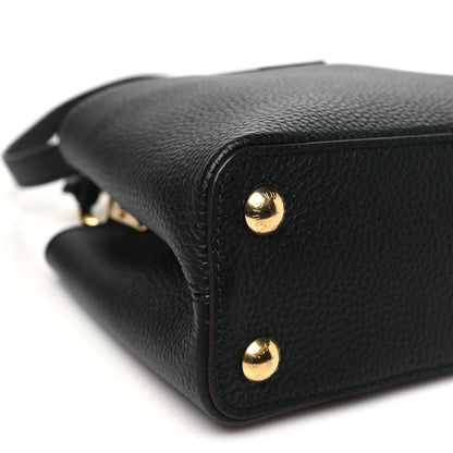 Louis Vuitton Taurillon Capucines BB  Black 8 of 9