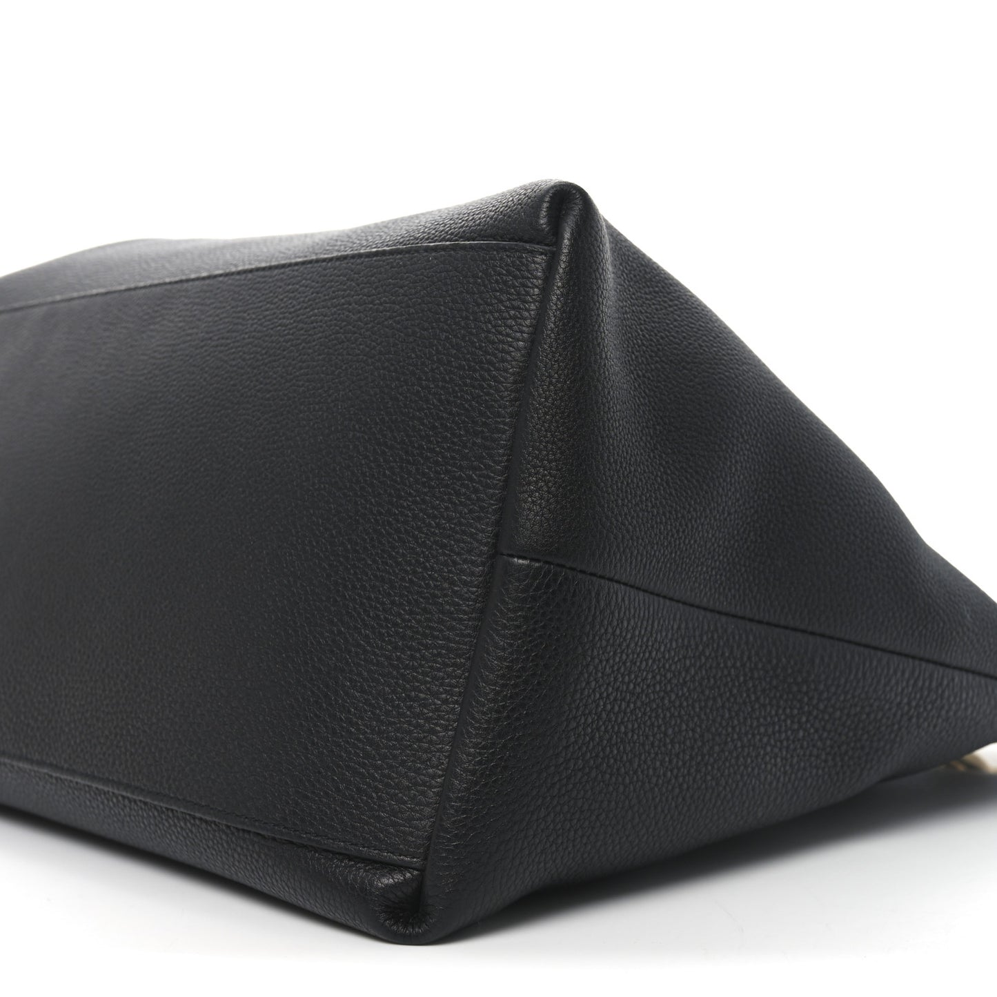 Grained Calfskin Saint Germain Tote Black