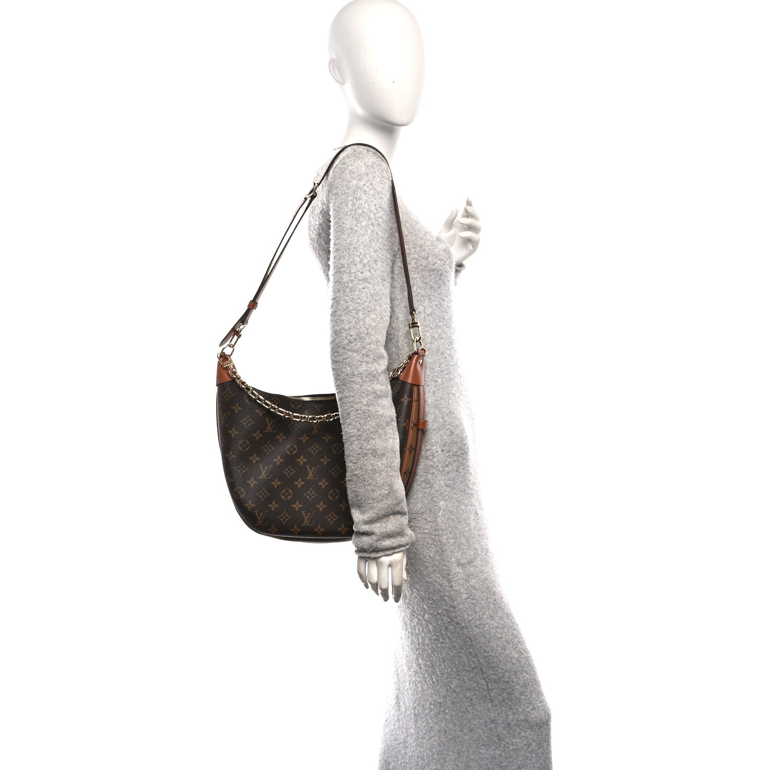 Louis Vuitton Reverse Monogram Loop Hobo 2 of 10